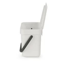 Indoor Recycling Bins^Brabantia Sort & Go waste bin 3 L, Light Grey