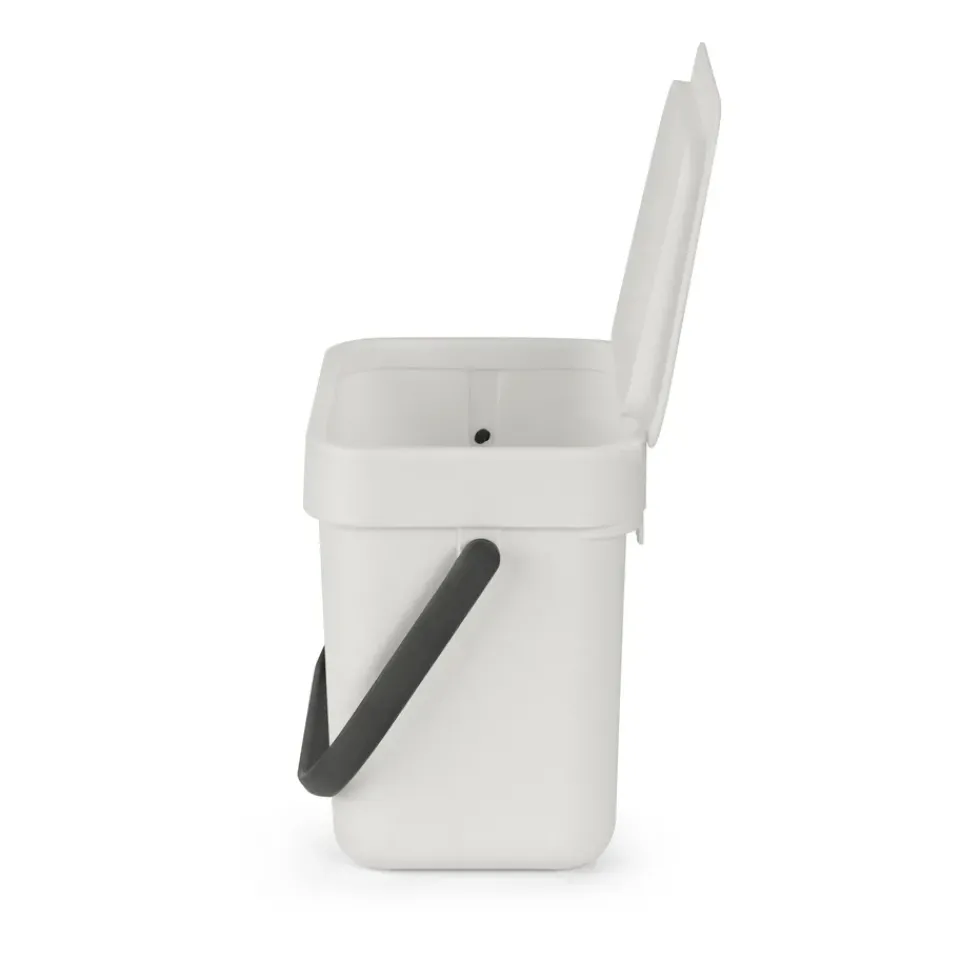 Indoor Recycling Bins^Brabantia Sort & Go waste bin 3 L, Light Grey