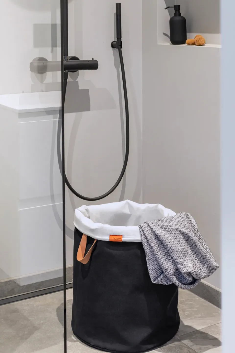 Laundry Baskets^Mette Ditmer Sort It laundry basket, Black
