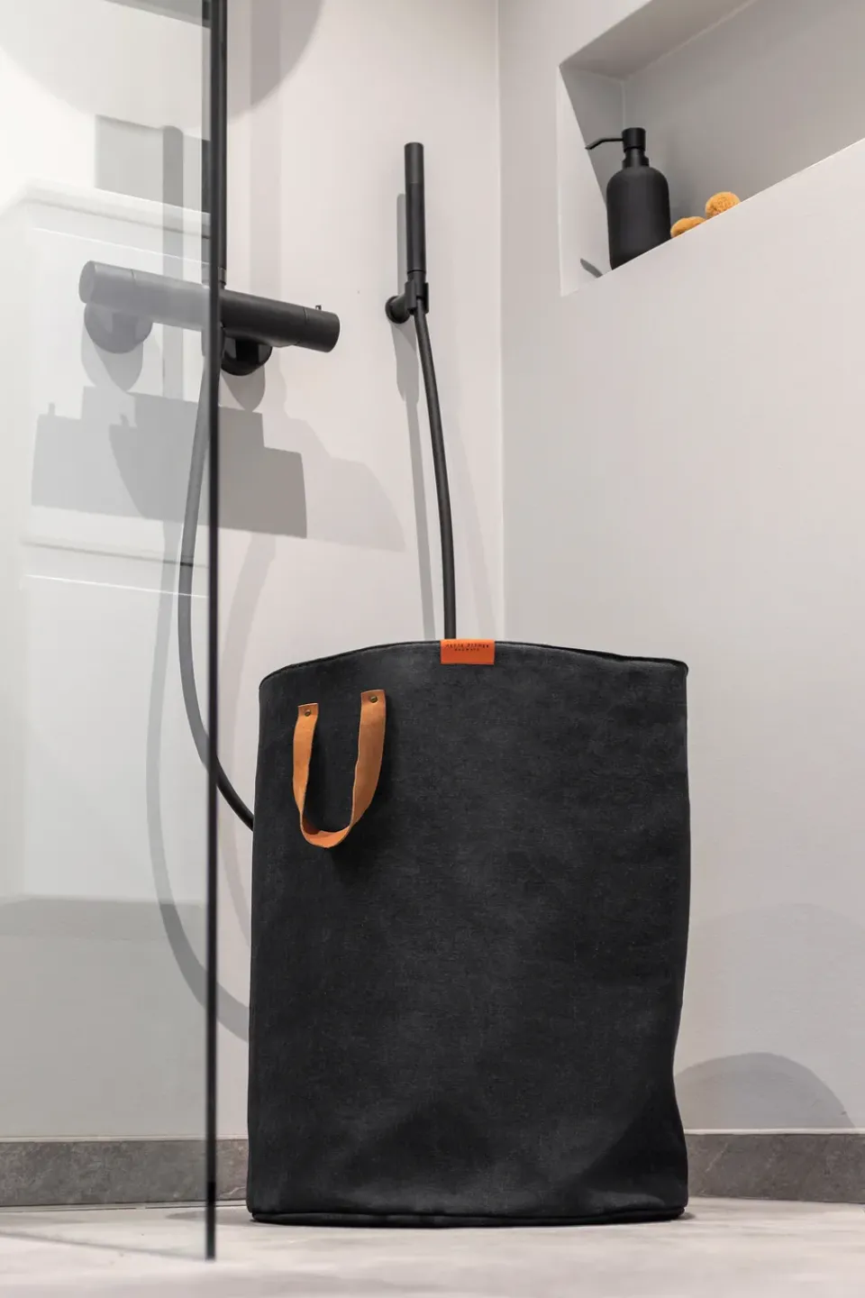 Laundry Baskets^Mette Ditmer Sort It laundry basket, Black