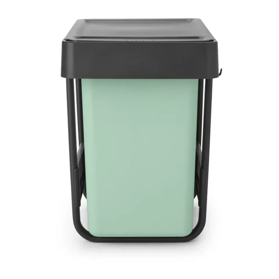 Indoor Recycling Bins^Brabantia Sort&Go Built-in Bins, 2x15 L, Dark Grey