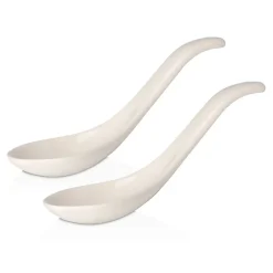 Best Villeroy & Boch Soup Passion Asia spoon 2-pack, porcelain White