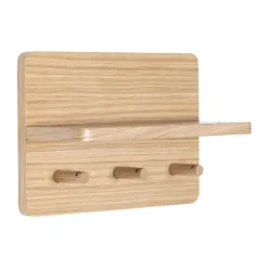 Clearance Hübsch Space clothes hanger small, Oak Beige
