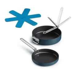 Discount Joseph Joseph Space non-stick frying pan 2 pieces, Blue