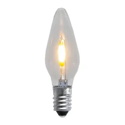 New Star Trading Spare lamp E10 LED filament soft glow 3-pack, 0.5W 1900K non-dimmable Transparent