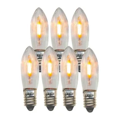 Spare Parts To Lamps^Star Trading Spare lamp E10 LED filament indoor 7-pack, 2100K Transparent