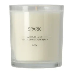 Scented Candles & Diffusers^Scandi Essentials Spark scented candle, 260 g White