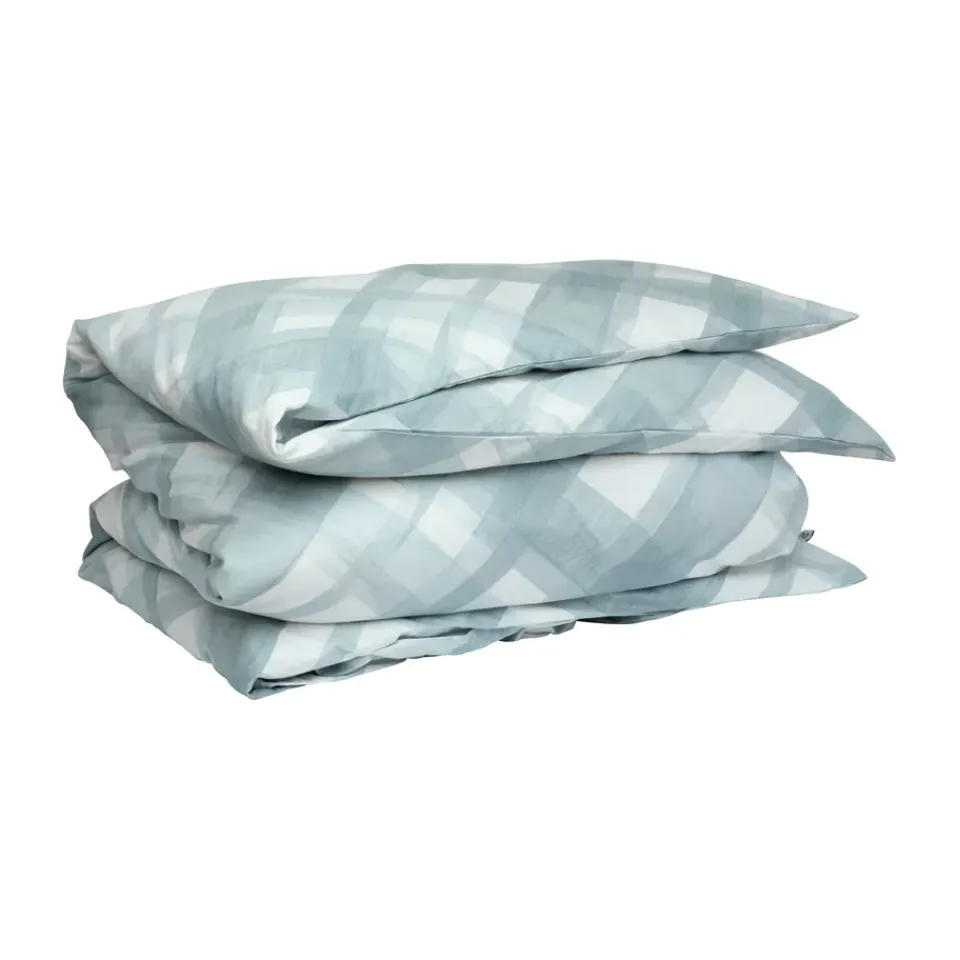 Online Mille Notti Spazzola duvet cover, Aqua, 220x220 cm Blue