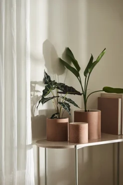 Flower Pots^Scandi Living Speckled pot Ø19 cm, Rust Brown