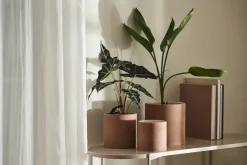 Flower Pots^Scandi Living Speckled pot Ø12 cm, Rust Brown