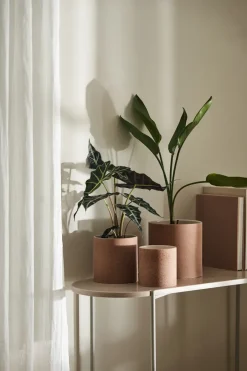 Flower Pots^Scandi Living Speckled pot Ø15 cm, Rust Brown
