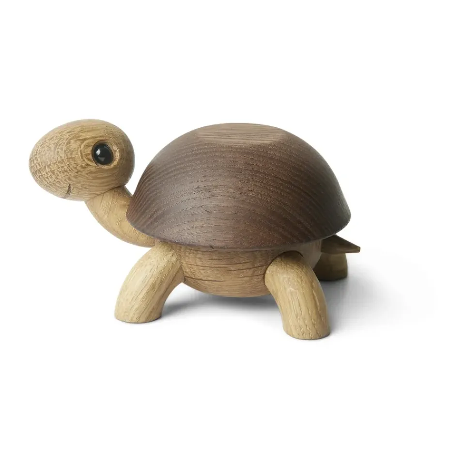 Hot Spring Copenhagen Speedy turtle decoration 4 cm, Oak-ash Beige