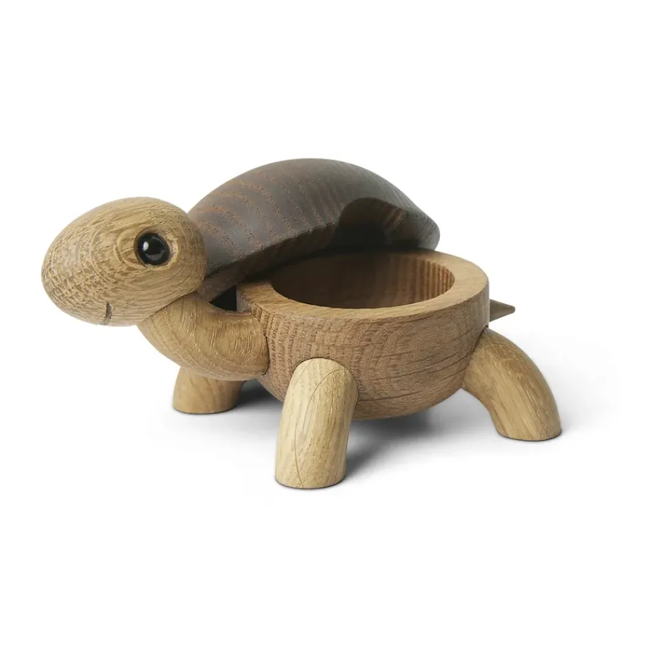Hot Spring Copenhagen Speedy turtle decoration 4 cm, Oak-ash Beige