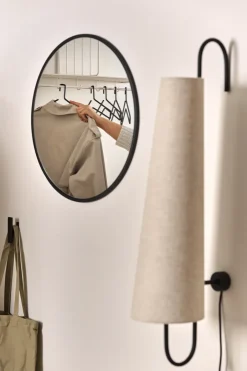 Wall Mirrors|Round Mirrors^Scandi Living Sphere mirror Ø60 cm, Black