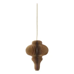 Christmas Decorations^Scandi Living Spira baubles 4-pack, Natural Beige
