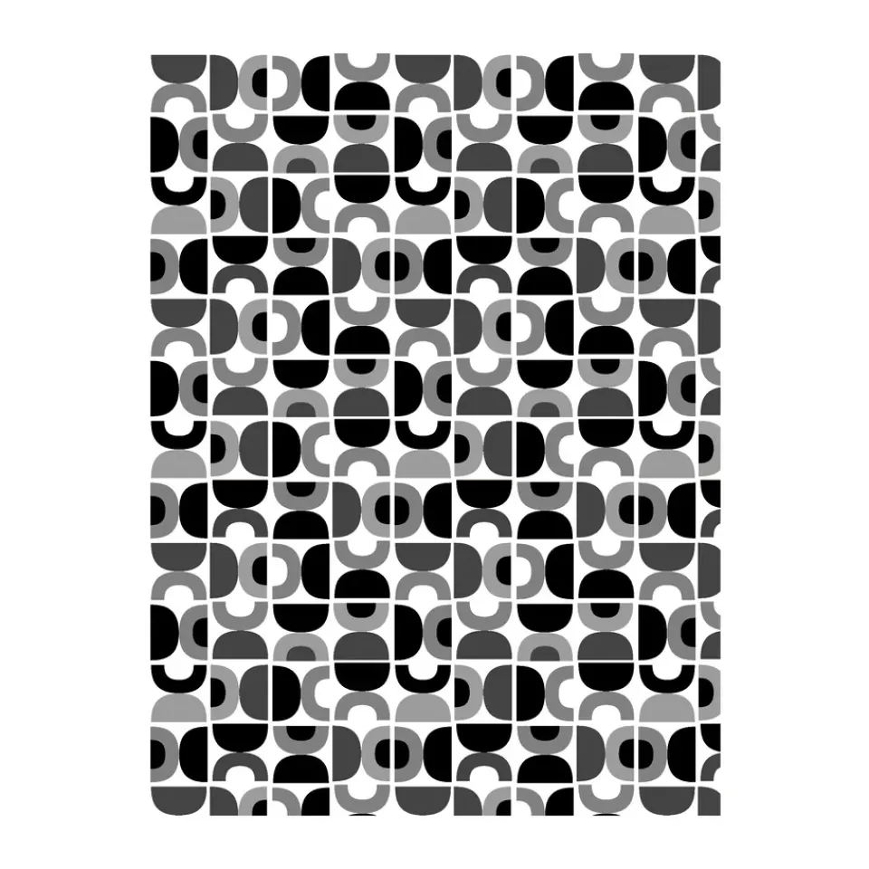 Fabric By The Metre^Arvidssons Textil Spiral Dance Fabric, Grey