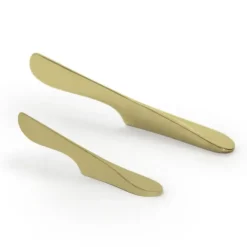 Butter Knives^Bosign Spreader knife air large, brass-coloured Gold-coloured