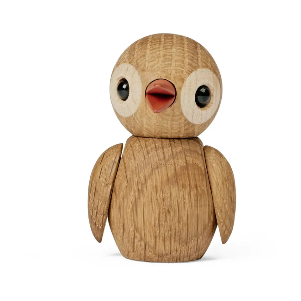 New Spring Copenhagen Spring Birds decoration 6.5 cm, Jokey, Oak Beige