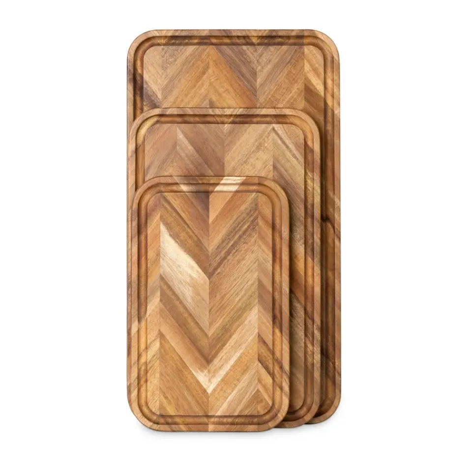 Hot Spring Copenhagen Spring chopping board acacia, Large, 27x50 cm Beige