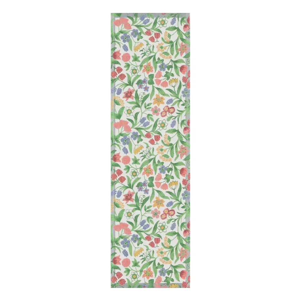 Table Runners^Ekelund Linneväveri Springtime runner, 35x120 cm Multi