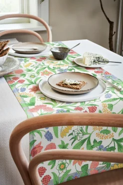 Table Runners^Ekelund Linneväveri Springtime runner, 35x120 cm Multi