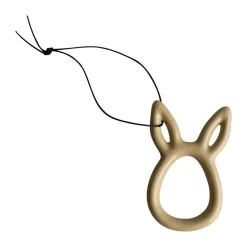 Easter Decorations^DBKD Sprinkle rabbit Easter ornament 8 cm, Shiny Yellow