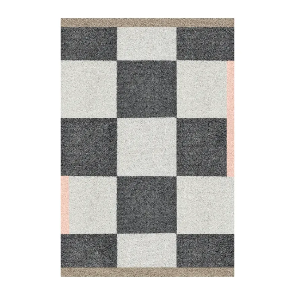 Door Mats^Mette Ditmer Square all-round door mat, Dark , 55x80 cm Grey