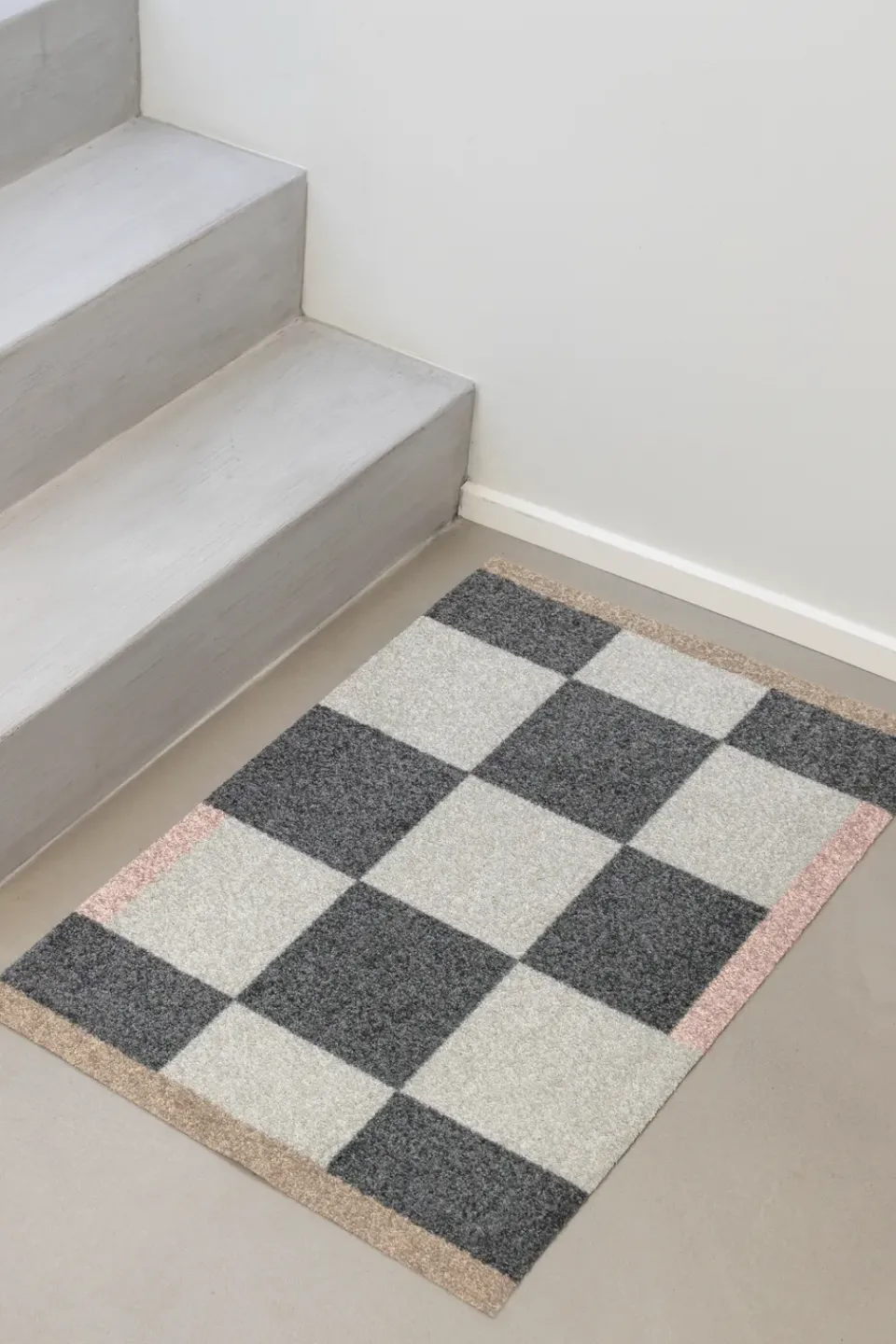 Door Mats^Mette Ditmer Square all-round door mat, Dark , 55x80 cm Grey