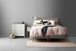 Outlet 1898 Square bed- and hall way shelf, White
