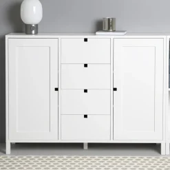 Online 1898 Square bench, White