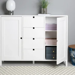 Online 1898 Square bench, White