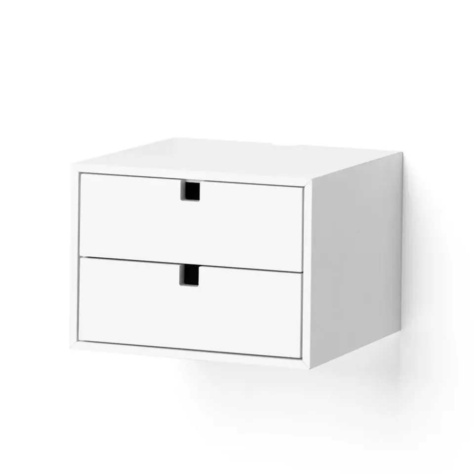 Clearance 1898 Square drawers, White