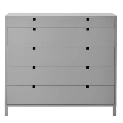 Sale 1898 Square dresser 5 drawers, Grey