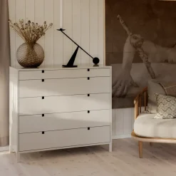 Dressers & Drawer Units|Dressers & Drawer Units^1898 Square dresser 5 drawers, Sand Beige
