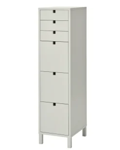 Dressers & Drawer Units|Dressers & Drawer Units^1898 Square dresser narrow 6 drawers, Sand Beige