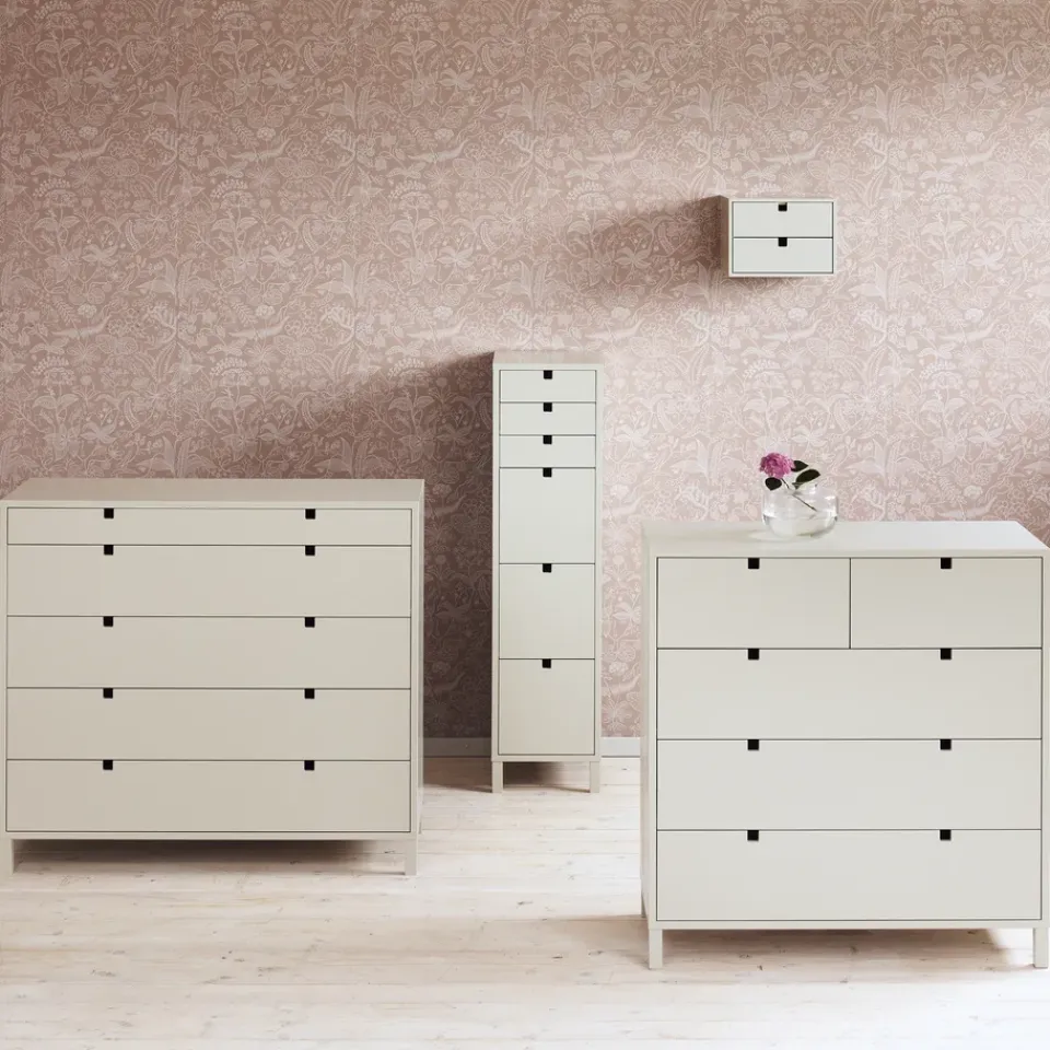 Dressers & Drawer Units|Dressers & Drawer Units^1898 Square dresser narrow 6 drawers, Sand Beige