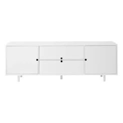 Sale 1898 Square media bench, White