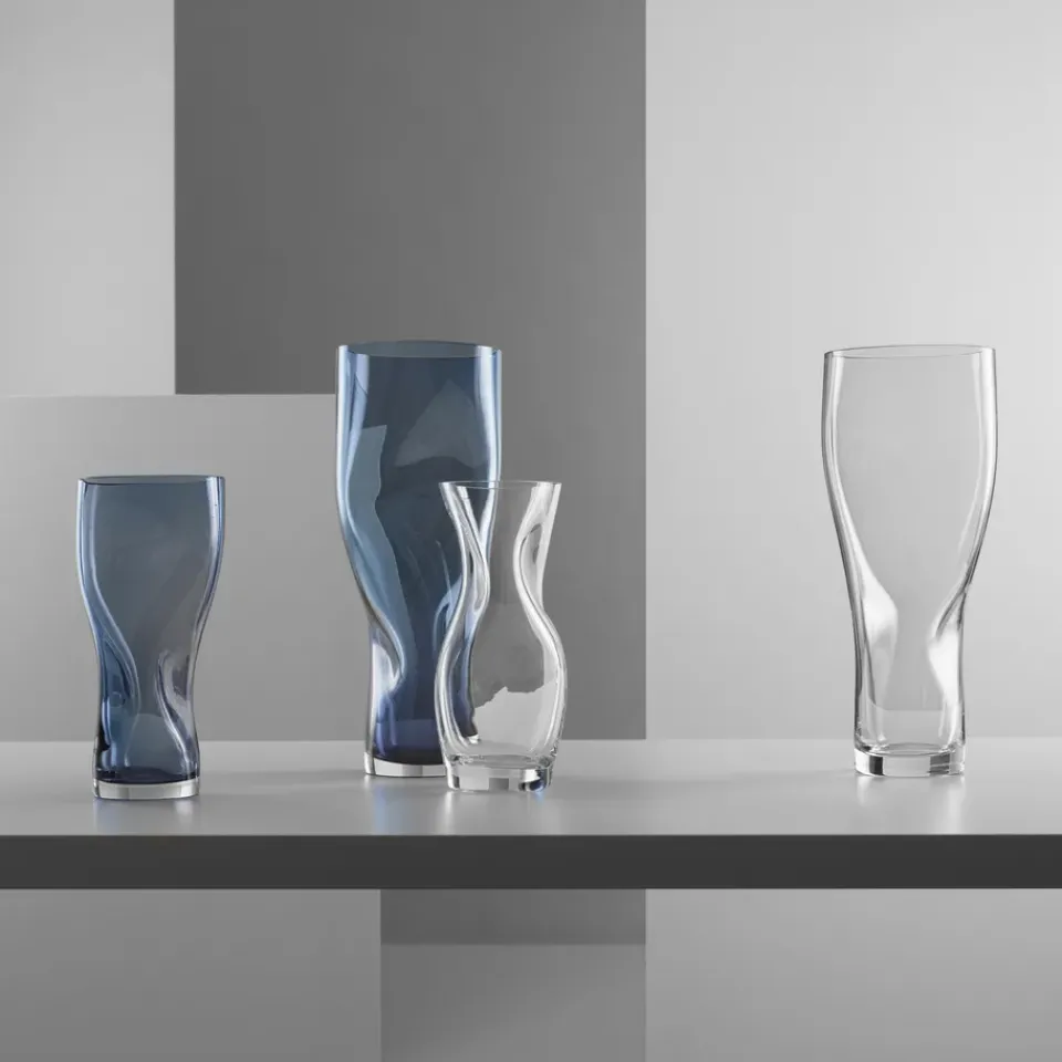 Vases^Orrefors Squeeze vase 23 cm, clear Transparent