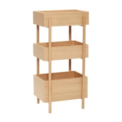 Best Hübsch Stack console table, Oak Beige