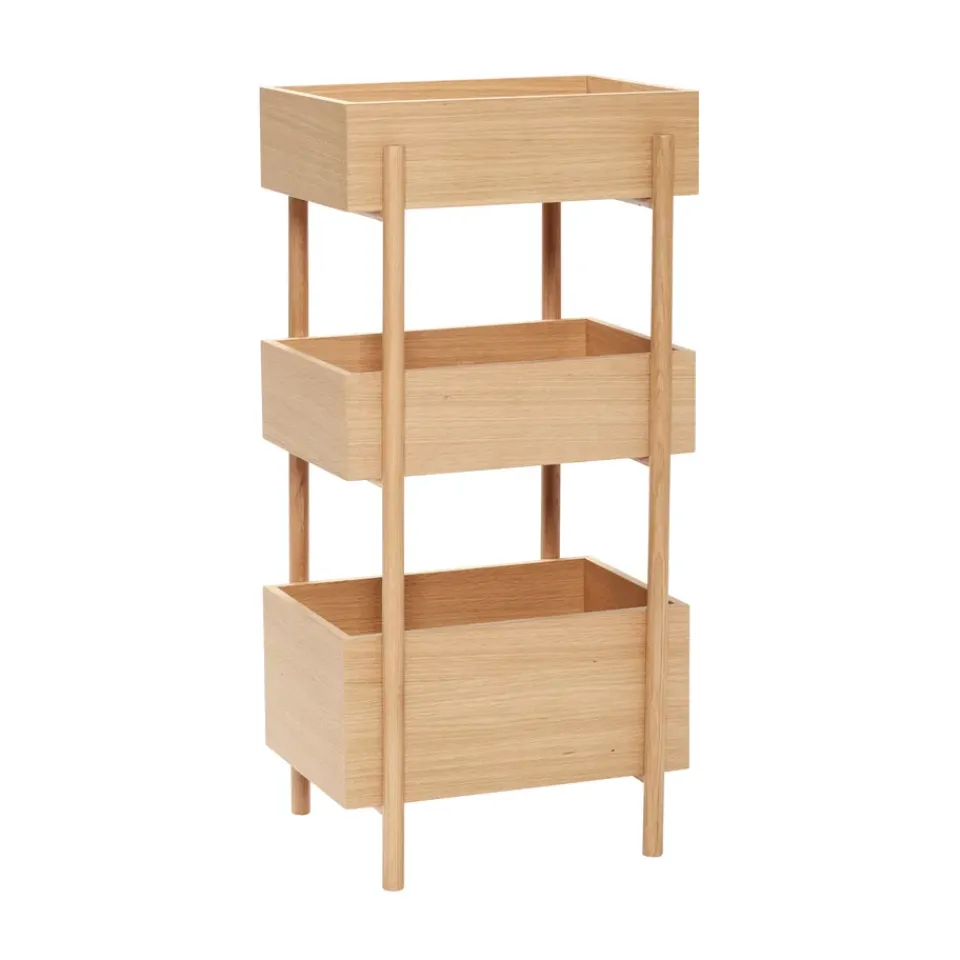 Best Hübsch Stack console table, Oak Beige