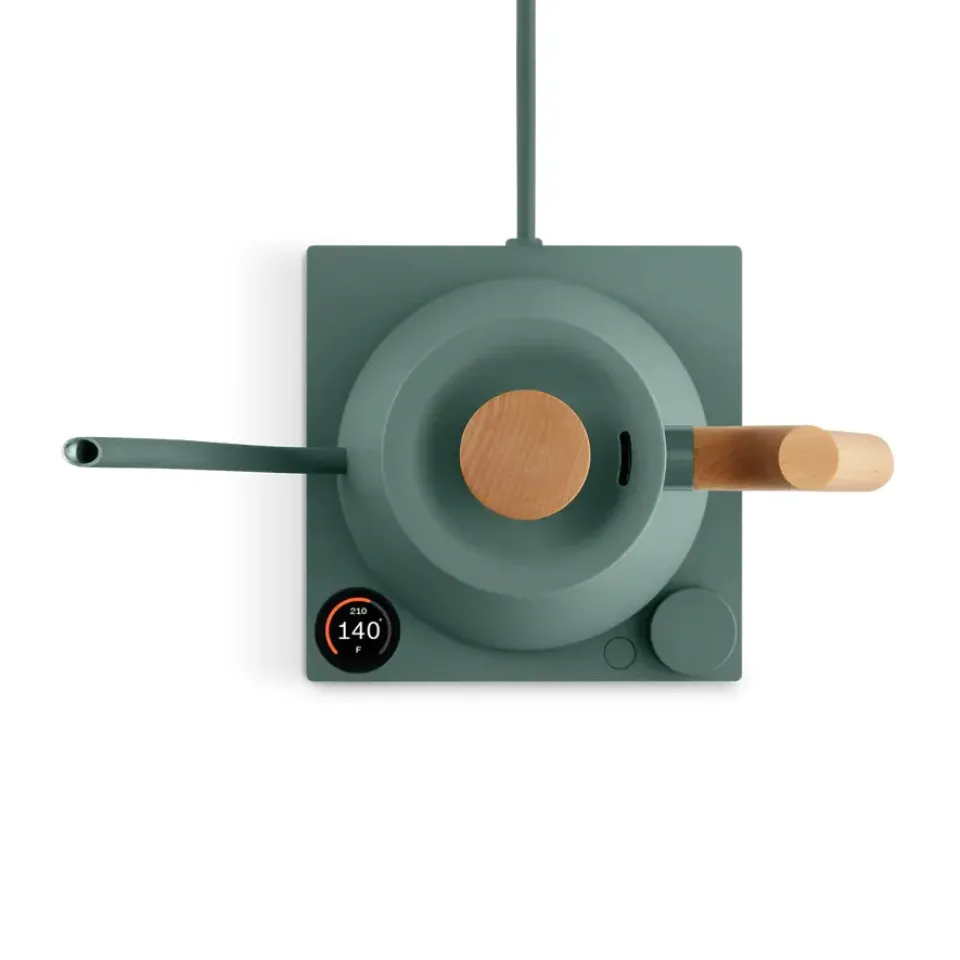 Online Fellow Stagg EKG Pro electric kettle 0.9 L, Smoke green-maple GreenBrown