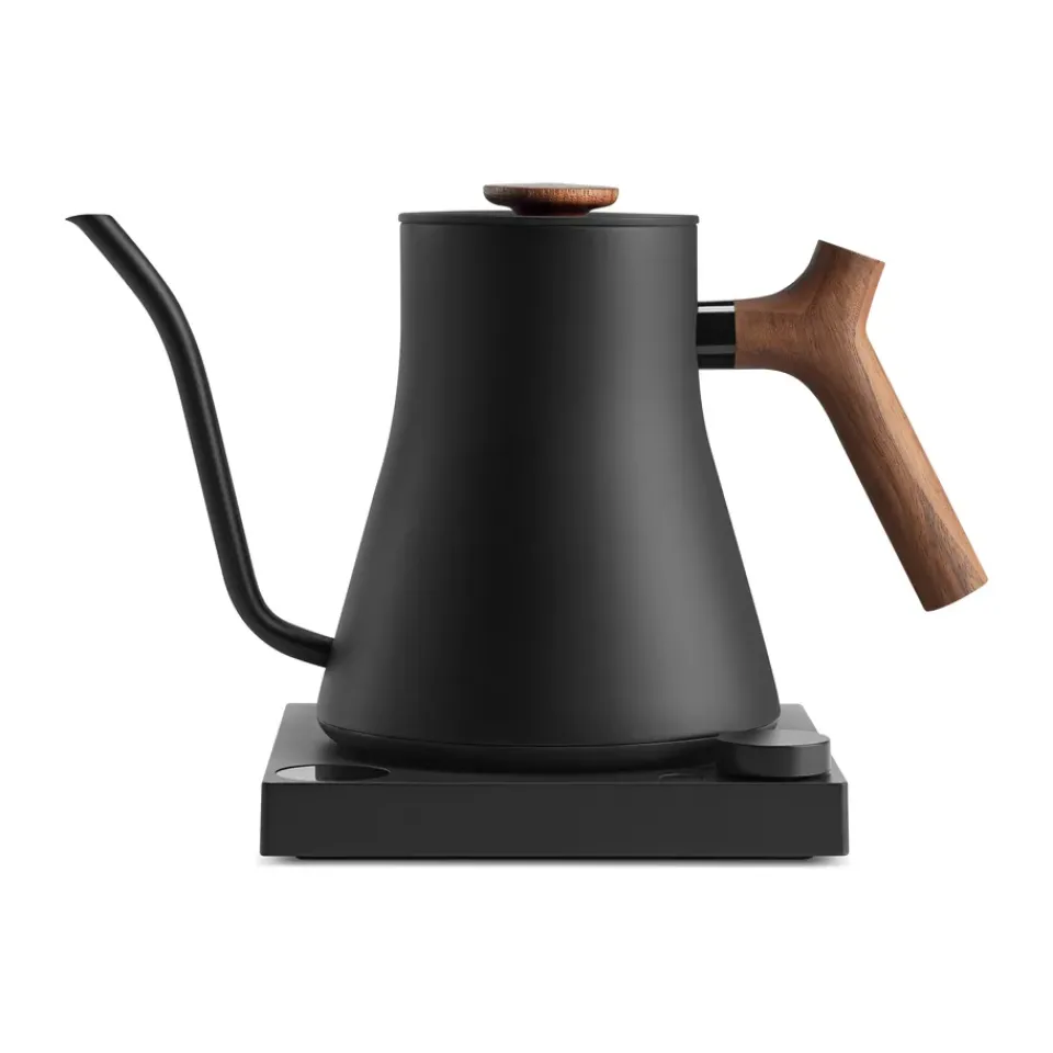 Fellow Stagg EKG Pro electric kettle 0.9 L, Matte black-walnut BlackBrown