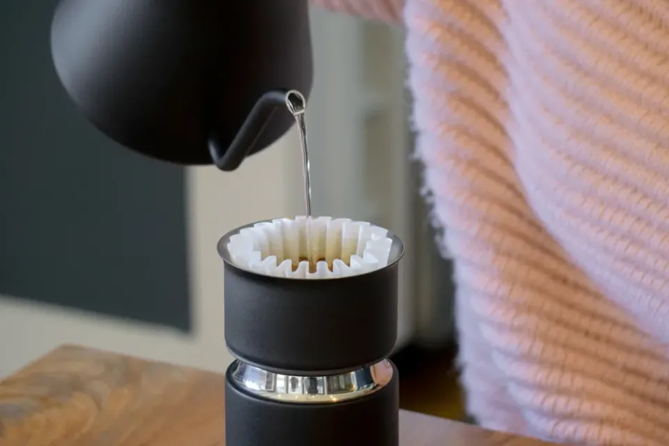 Coffee Presses & Makers^Fellow Stagg X Pour-Over Dripper, Matte black BlackTransparent