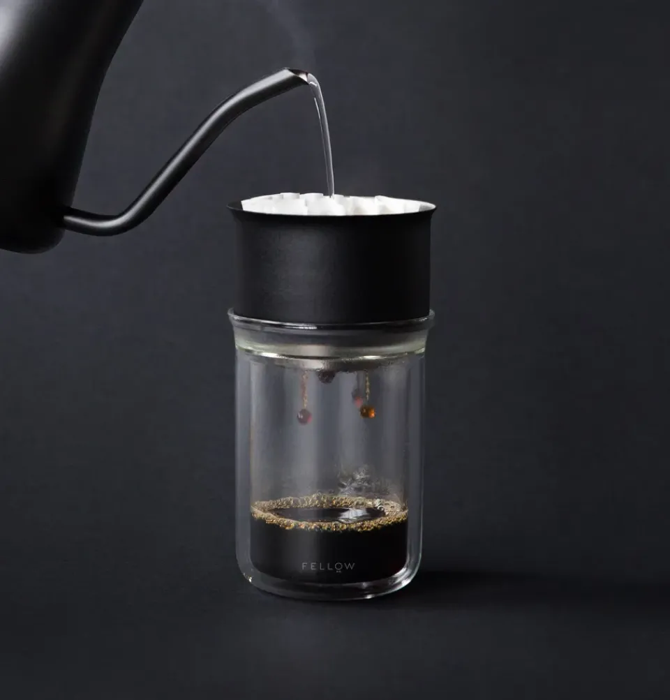 Coffee Presses & Makers^Fellow Stagg X Pour-Over Dripper, Matte black BlackTransparent