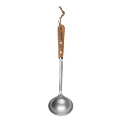 Spoons, Scoops & Ladles^Heirol Stainless steel ladle 29.8 cm, Beech Brown