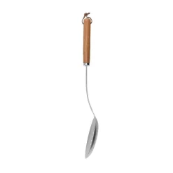 Spoons, Scoops & Ladles^Heirol Stainless steel skimmer 37.5 cm, Beech Brown