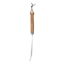 Fish Slices & Spatulas^Heirol Stainless steel spatular with hole 30 cm, Beech Brown