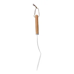 New Heirol Stainless steel spatular 36 cm, Beech Brown