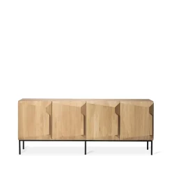 Dressers & Sideboards|Dressers & Sideboards^Ethnicraft Stairs sideboard 4 doors, Oak 200x80x46 cm Beige