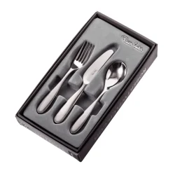 Sale Robert Welch Stanton Bright children's cutlery 3 pieces, Stainless steel Silver-coloured